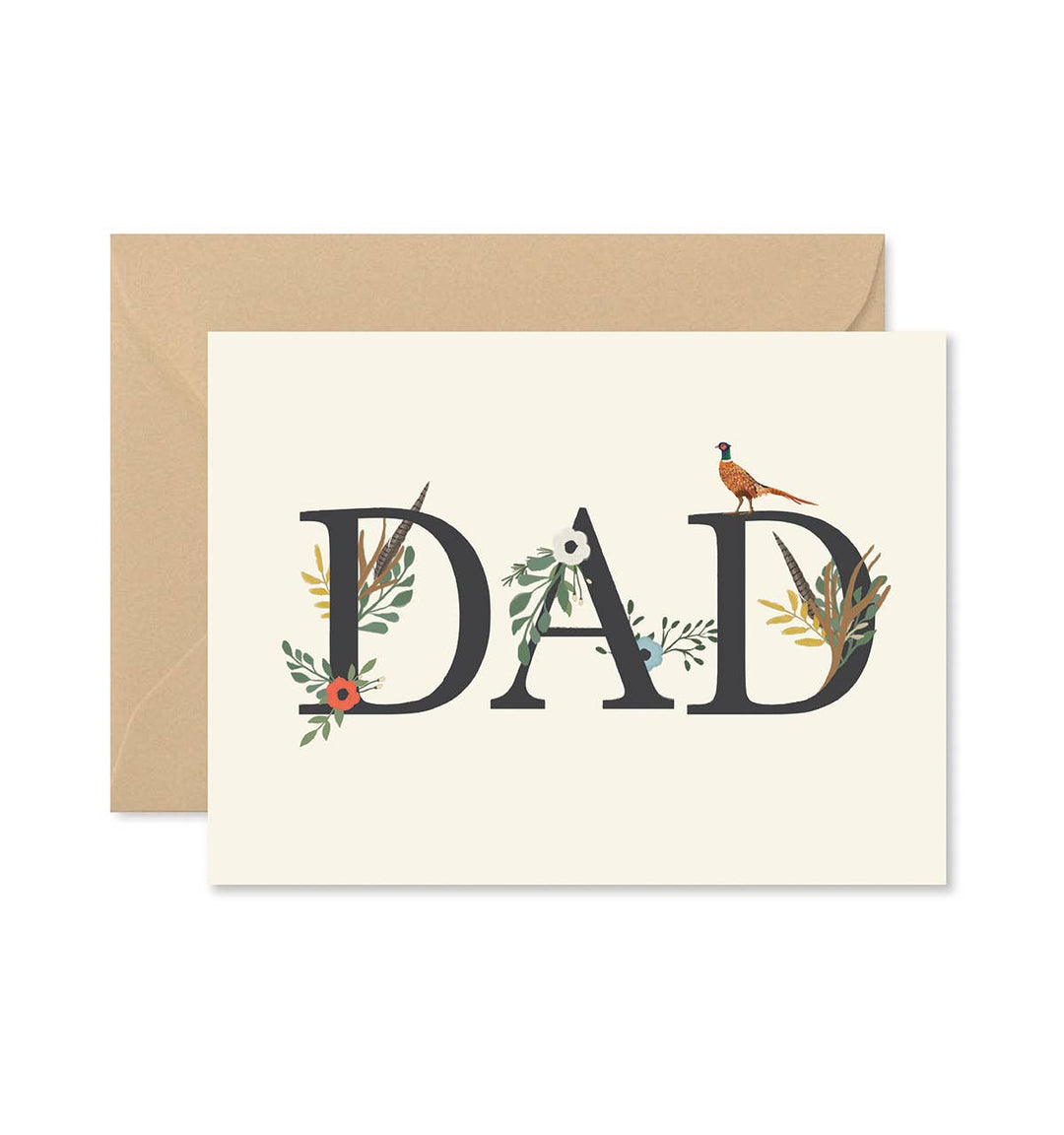 Ginger P. Designs - Dad Floral Greeting Card