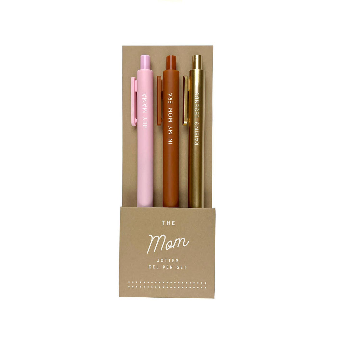 Ruff House Print Shop - Mom Jotter Gel Pen: Set of 3