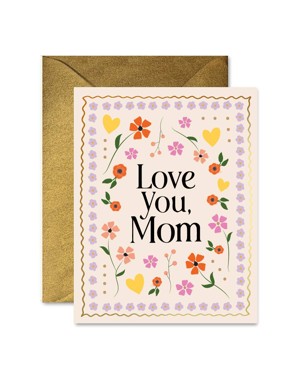 Ginger P. Designs - Mosaic Mom Floral Greeting Card