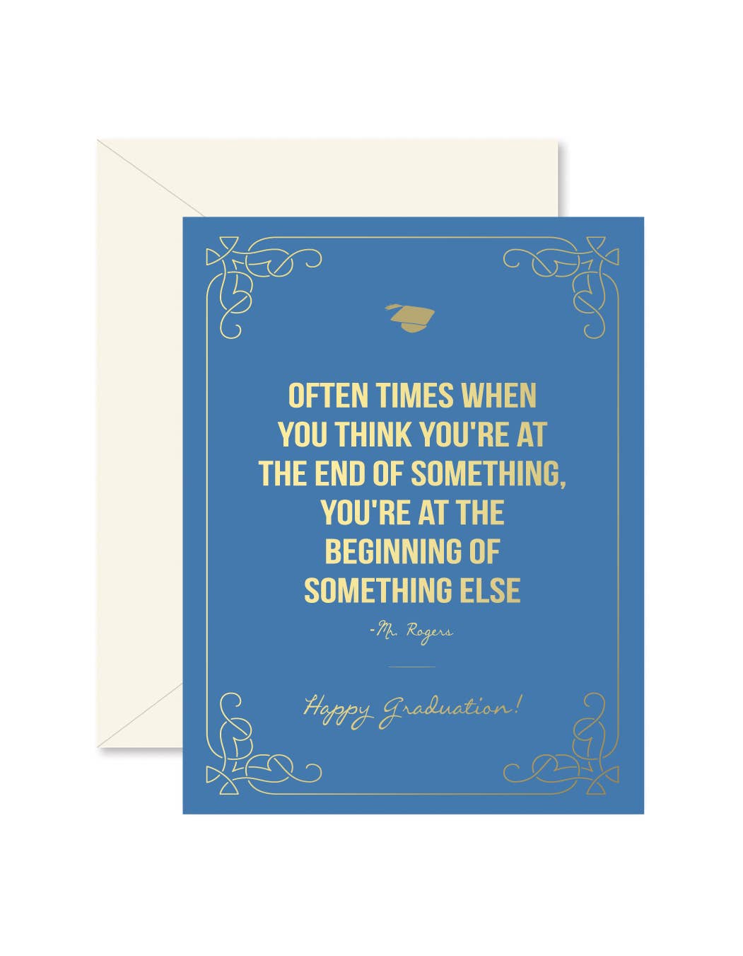 Ginger P. Designs - Mr. Rogers Graduation Greeting Card