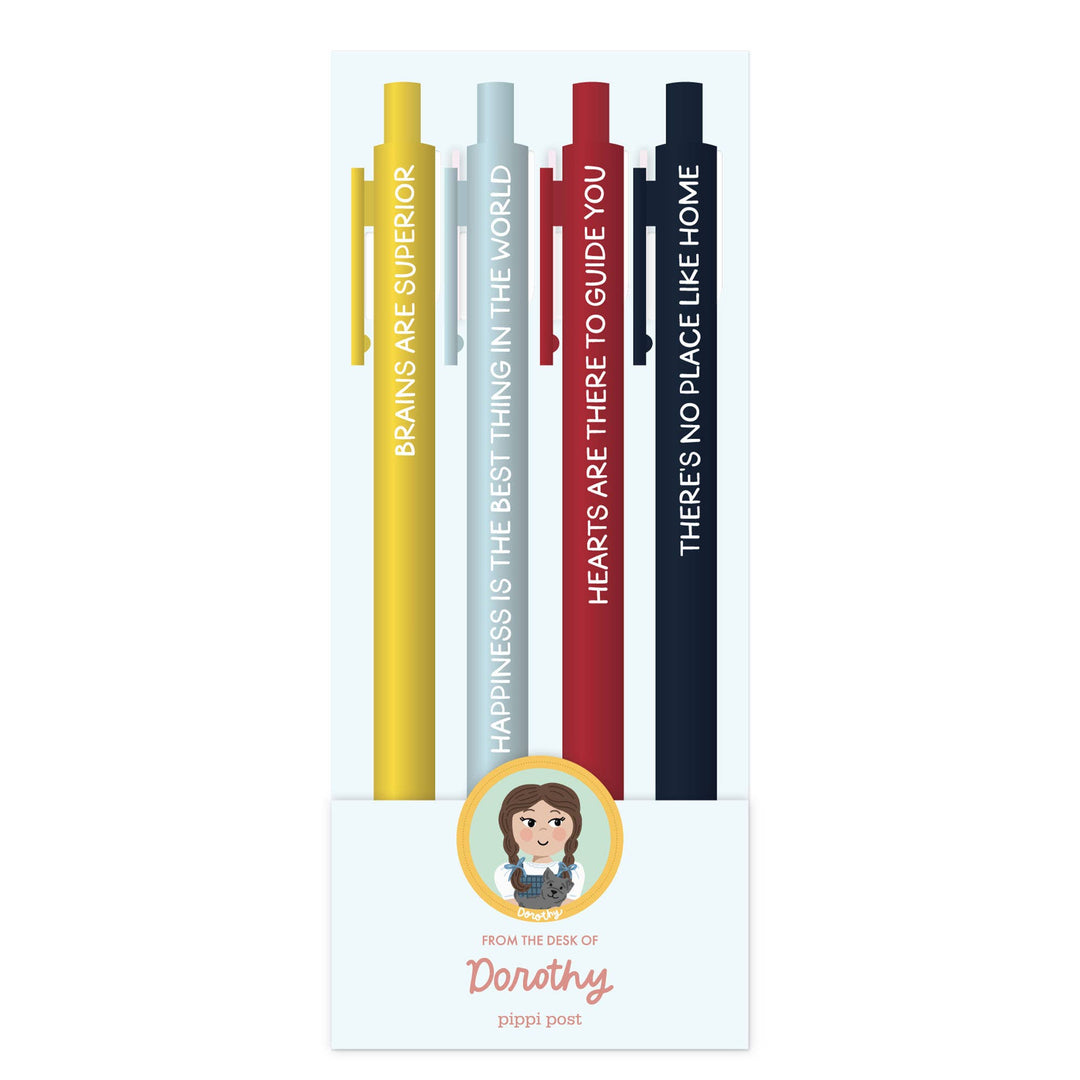 Pippi Post - Wizard Of Oz Dorothy Pen Set