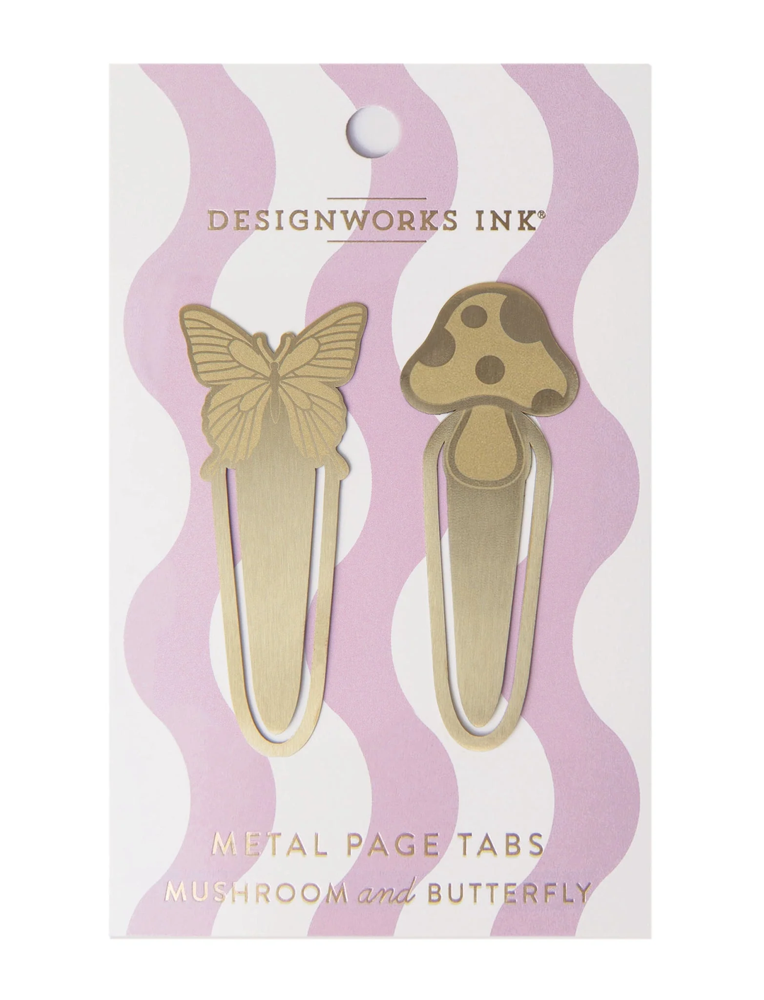Designworks Inc. - Metal Page Tabs - Mushroom + Butterfly, Lee's Summit, MO, Bel Fiore Co. Flower Bar + Boutique