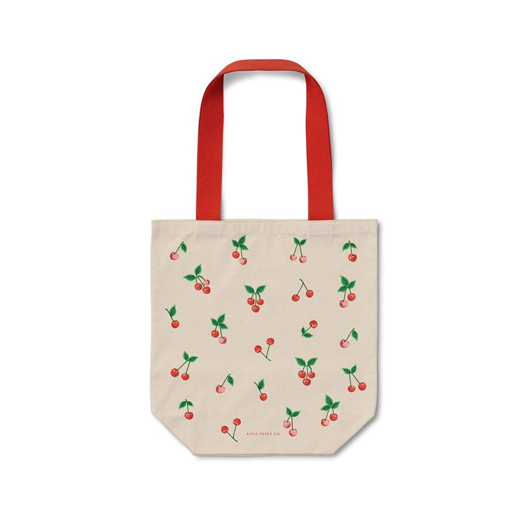 Cherries Canvas Tote Bag
