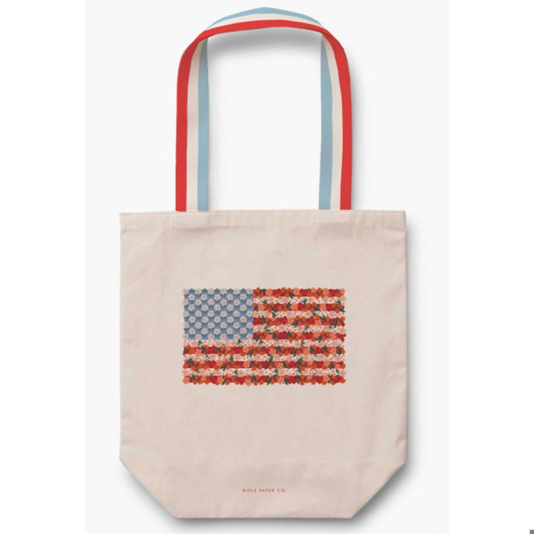 Americana Canvas Tote Bag