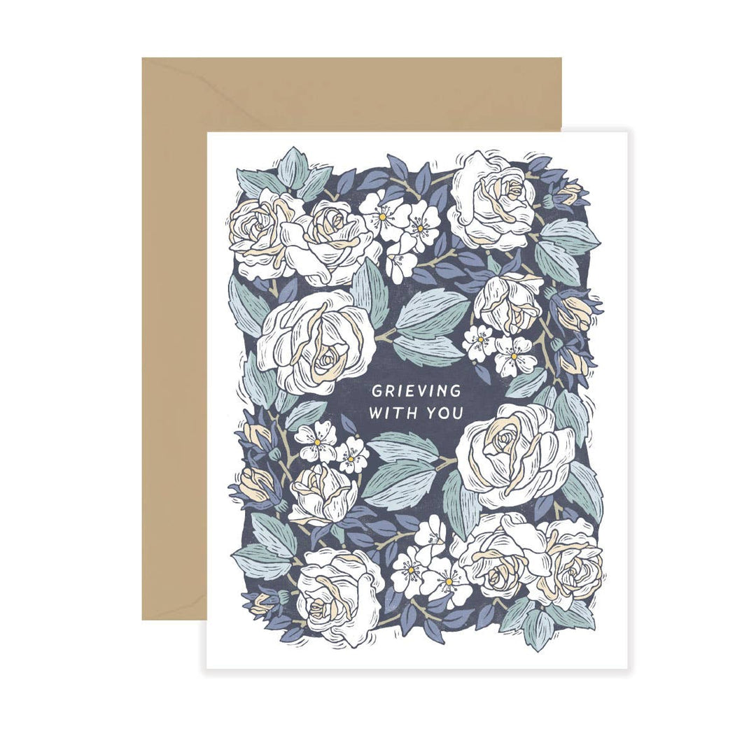 Grieving With You Card Sympathy Greeting Card