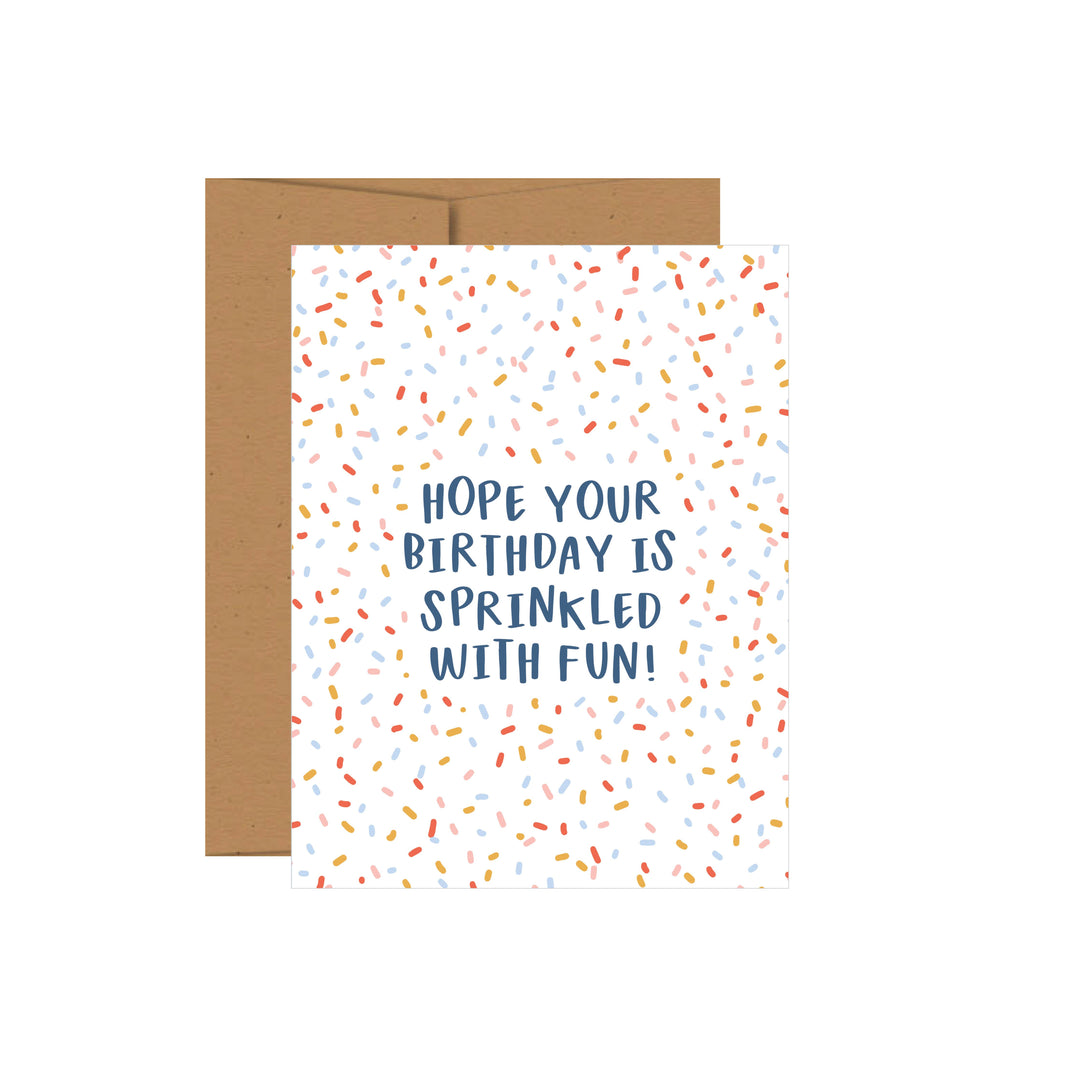 Sprinkled Birthday Card