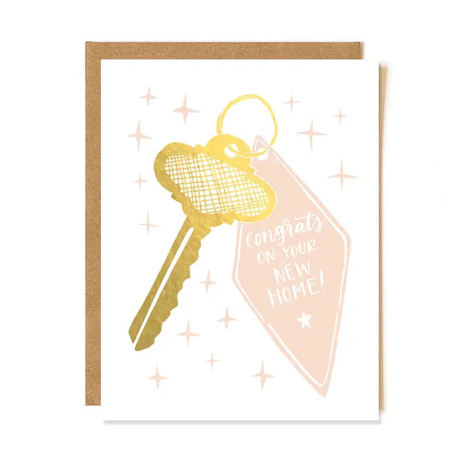 New Home Key Greeting Card
