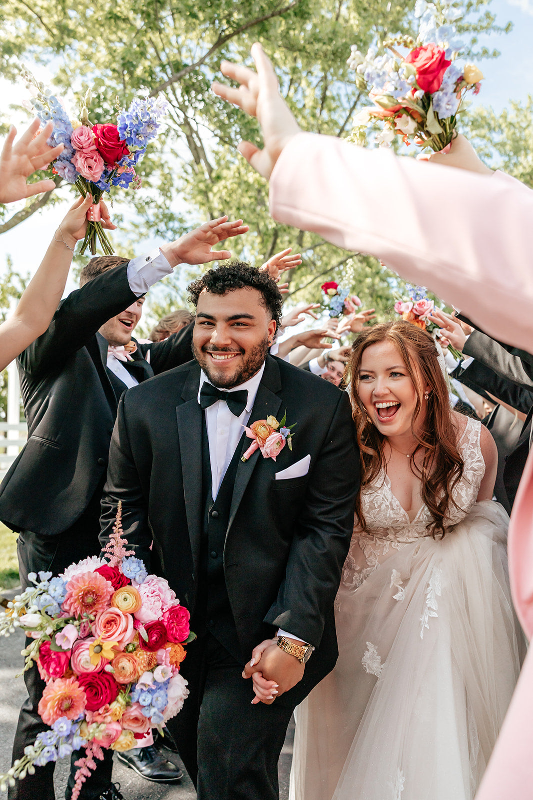 Maggie & Camden's Bright, Colorful Wedding