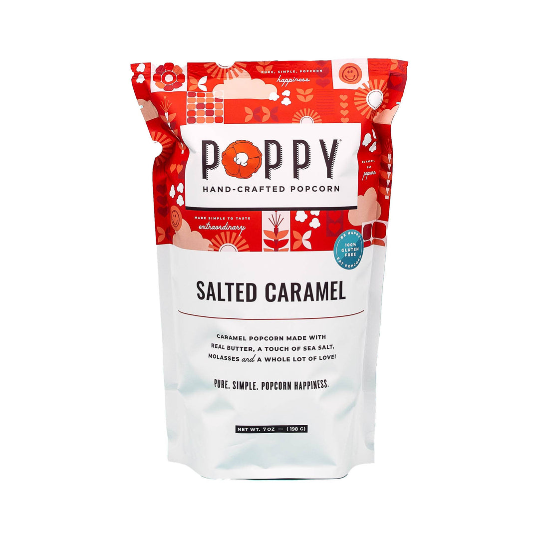 Poppy Hand-Crafted Popcorn - Market Bag - Salted Caramel Popcorn, Lee's Summit, MO, Bel Fiore Co. Flower Bar + Boutique
