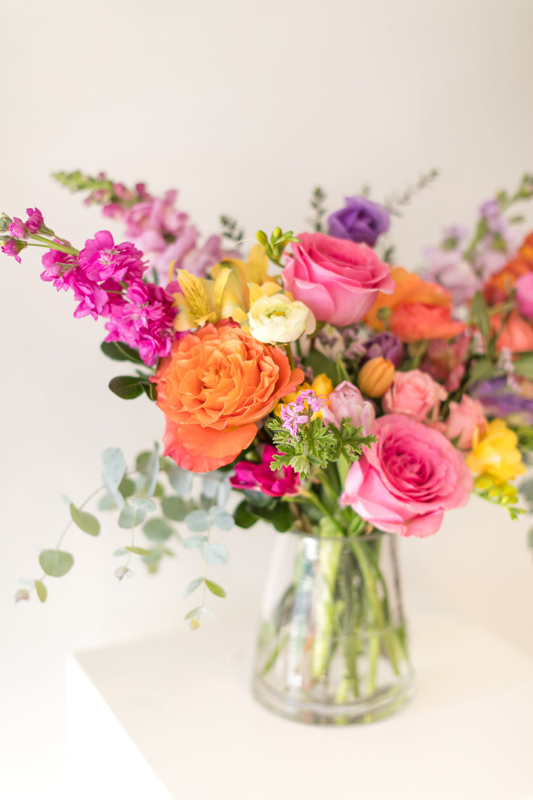 Colorful grand spring arrangement 