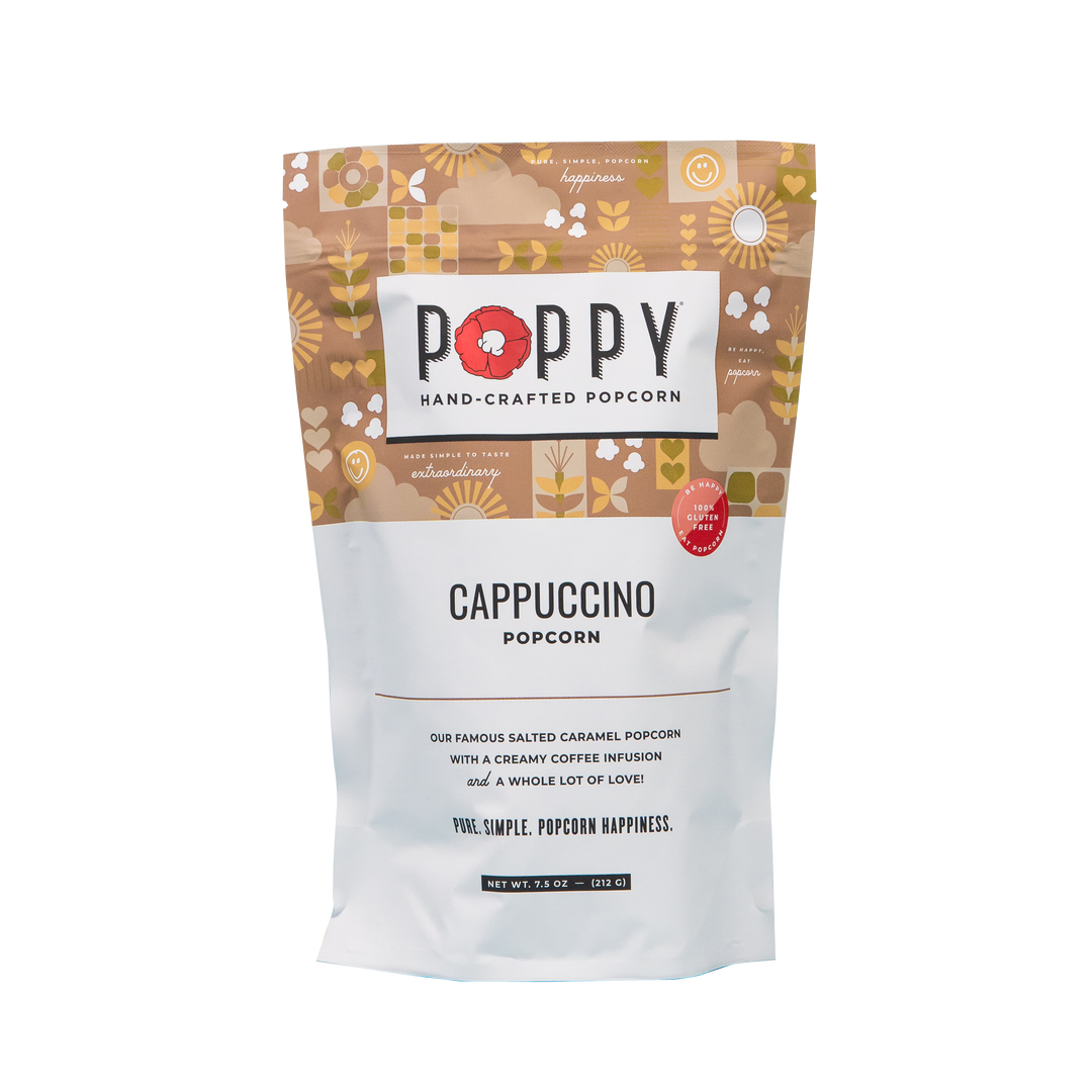 Poppy Hand-Crafted Popcorn - Cappuccino Popcorn, Lee's Summit, MO, Bel Fiore Co. Flower Bar + Boutique

