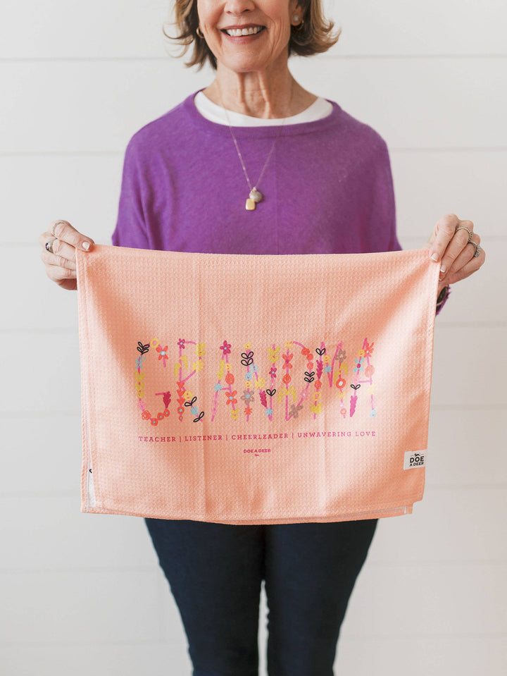 Doe A Deer - Grandma Waffle Tea Towel