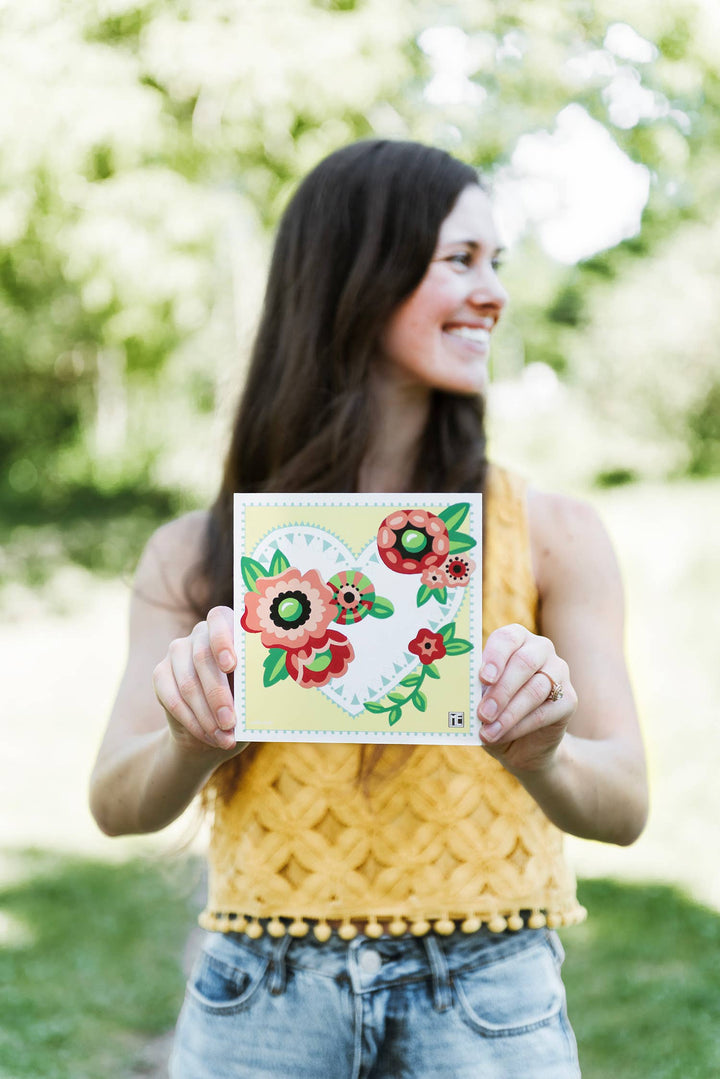 Elle Crée (She Creates) - From ME to You Mary Engelbreit MINI Paint-by-Number Kit