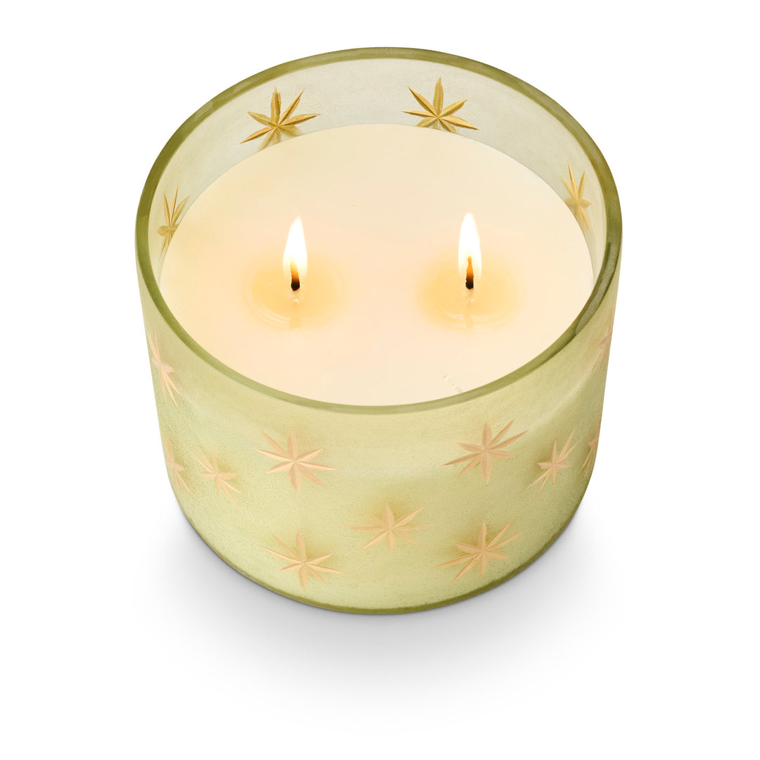 Balsam & Cedar Frosted Star Glass
