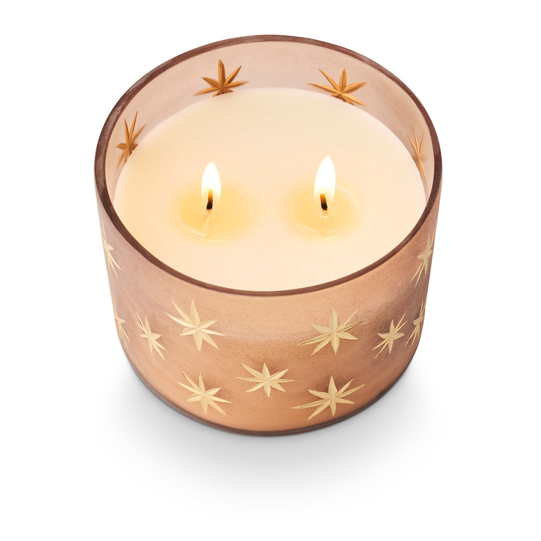 Woodfire Frosted Star Glass