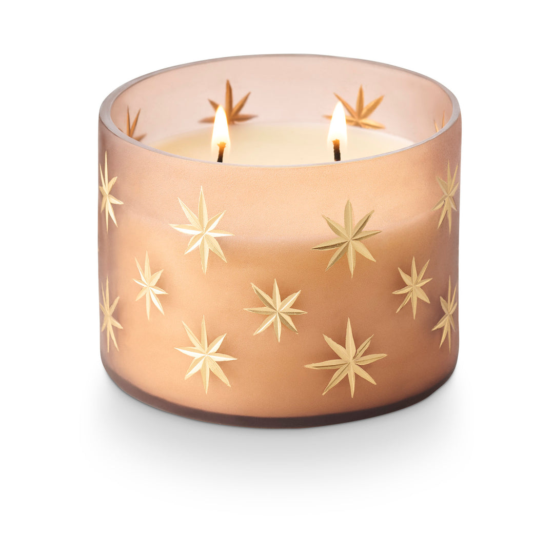 Woodfire Frosted Star Glass