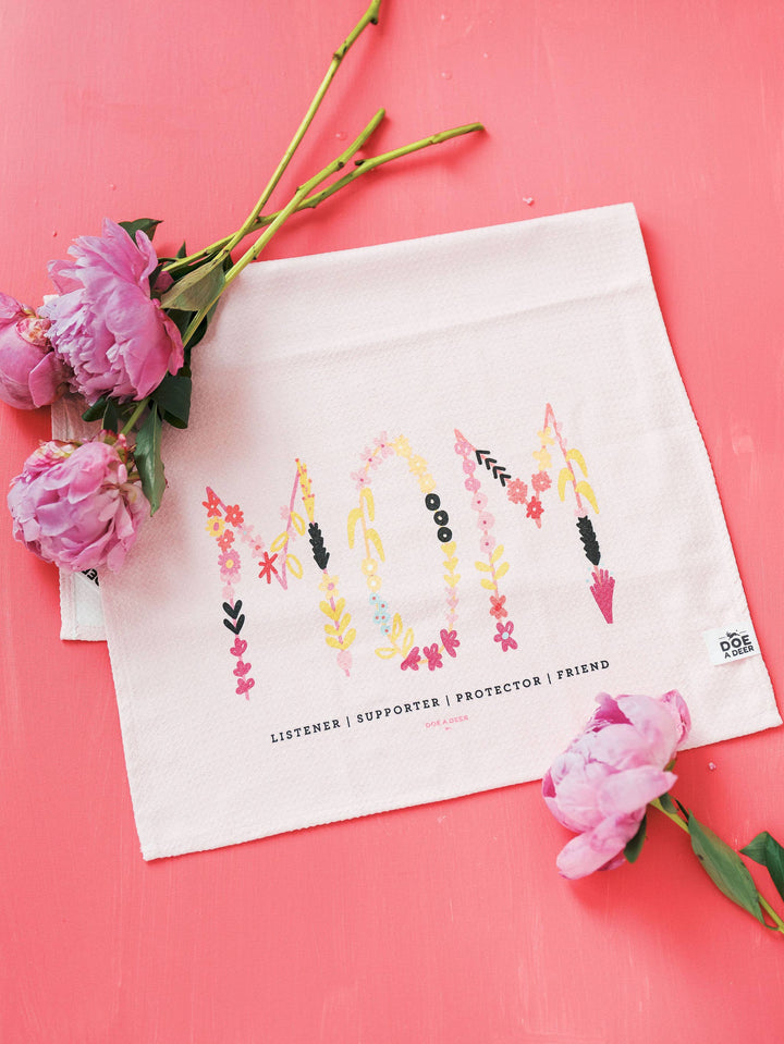 Doe A Deer - Mom Waffle Tea Towel