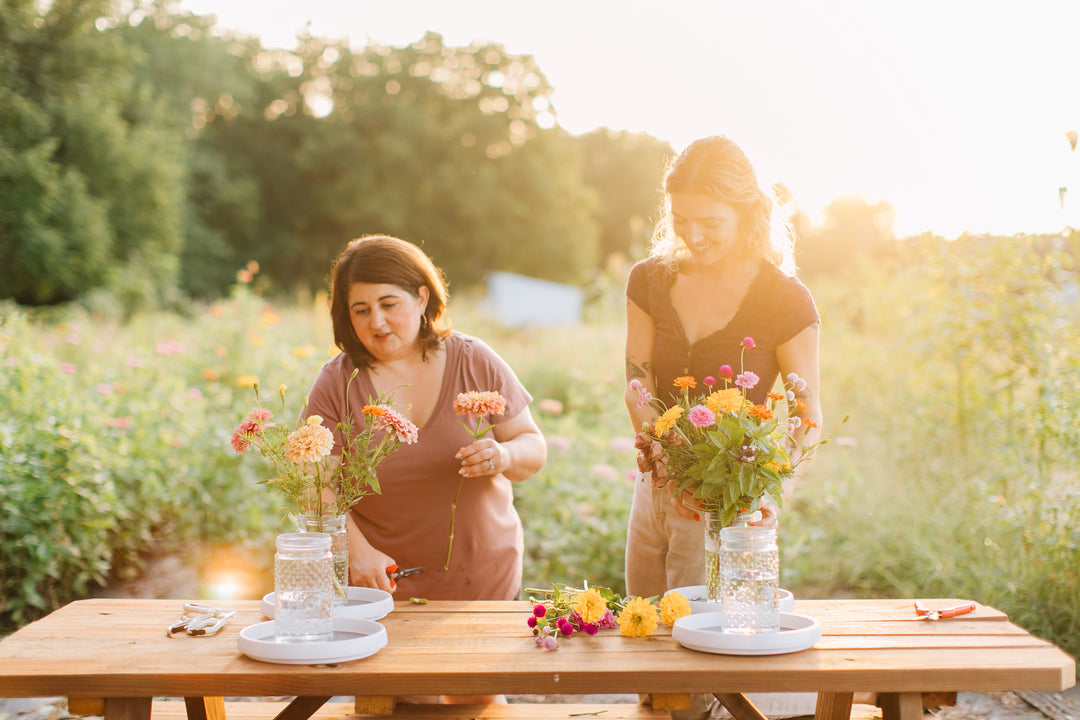 Gather & Flower - An evening on the Farm + Floral Arranging Workshop
