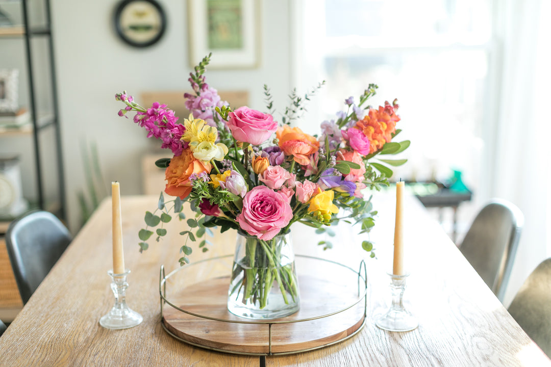 Easter table arrangement lee's summit 