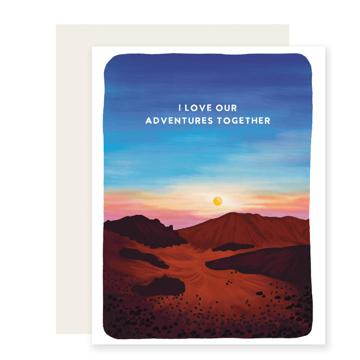 Slightly Stationery - NP Adventures Together | Adventure Love Valentine Card