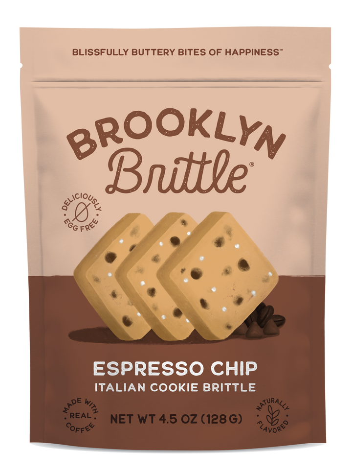 Brooklyn Brittle - Italian Cookie Brittle – Espresso Chip | Pouch Bag