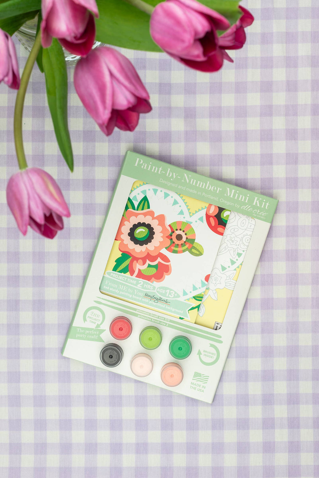 Elle Crée (She Creates) - From ME to You Mary Engelbreit MINI Paint-by-Number Kit