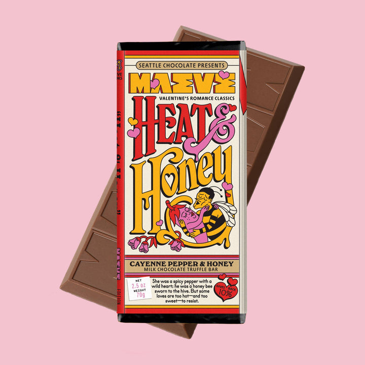 Seattle Chocolate Presents Maeve - Heat & Honey Truffle Bar