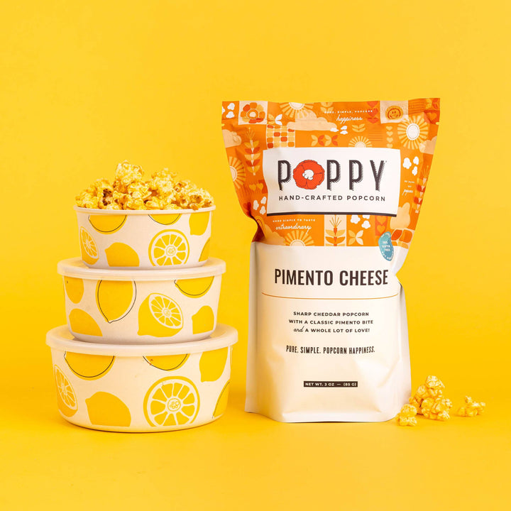 Poppy Hand-Crafted Popcorn - Pimento Cheese Popcorn, Lee's Summit, MO, Bel Fiore Co. Flower Bar + Boutique

