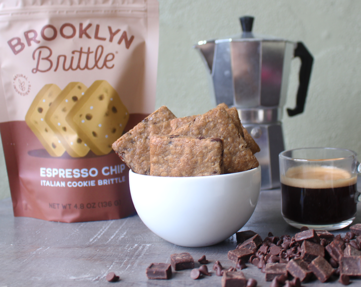 Brooklyn Brittle - Italian Cookie Brittle – Espresso Chip | Pouch Bag