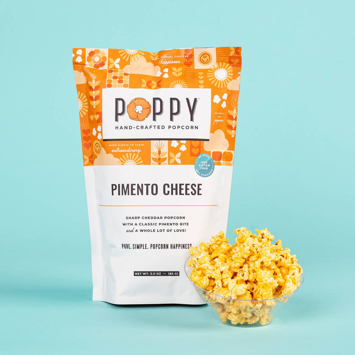 Poppy Hand-Crafted Popcorn - Pimento Cheese Popcorn, Lee's Summit, MO, Bel Fiore Co. Flower Bar + Boutique
