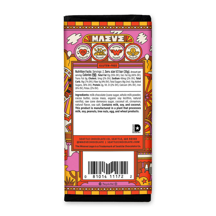 Seattle Chocolate Presents MAEVE - New! Summer - Funnel Cake Truffle Bar