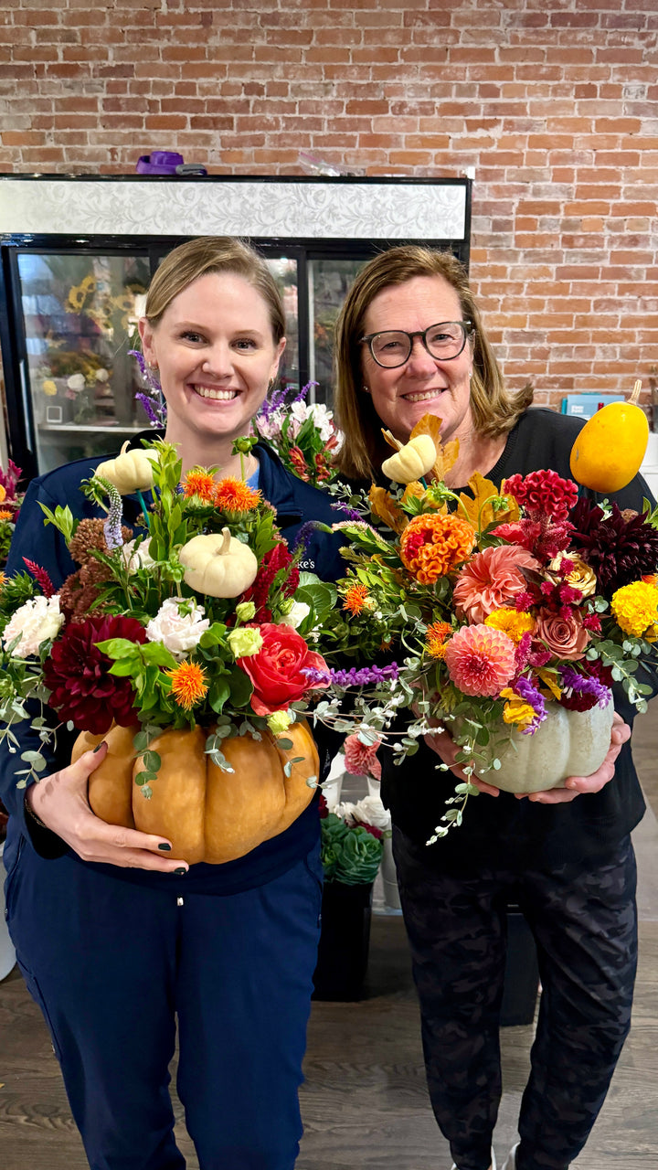 Fall Floral Pumpkin Workshop