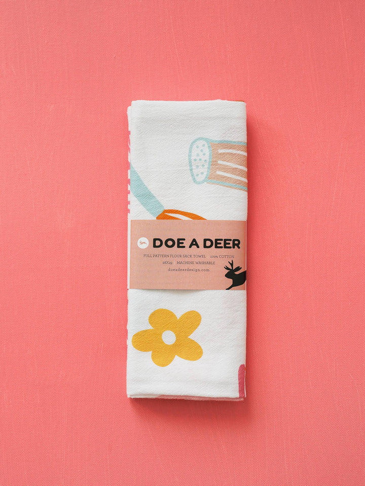 Doe A Deer - Baking Up Everyday Memories Kitchen Tea Towel || Everyday