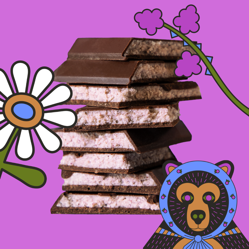Seattle Chocolate Presents MAEVE - New! Hungry Blackberry Truffle Bar
