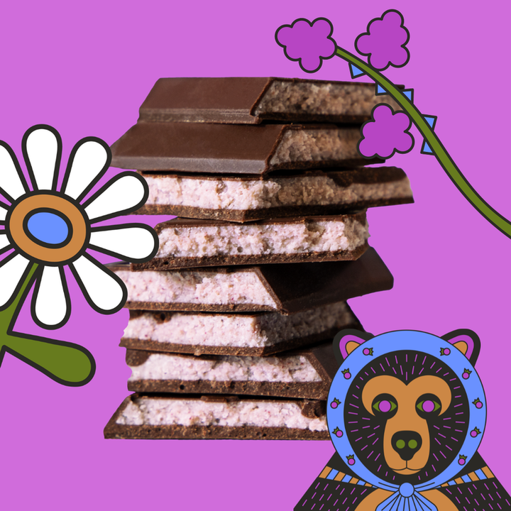 Seattle Chocolate Presents MAEVE - New! Hungry Blackberry Truffle Bar