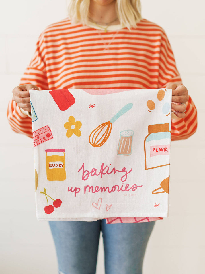 Doe A Deer - Baking Up Everyday Memories Kitchen Tea Towel || Everyday