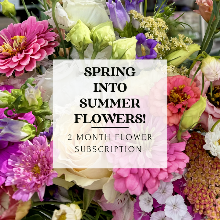 Spring Into Summer Local Flower Subscription (4 Bouquets)