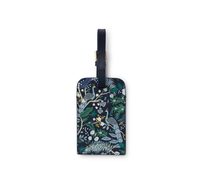Rifle Paper Co. - Peacock Luggage Tag, Lee's Summit, MO, Bel Fiore Co. Flower Bar + Boutique