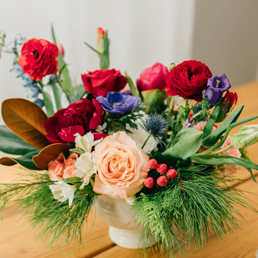 Elegant Christmas Floral Arrangement Lee's Summit Florist
