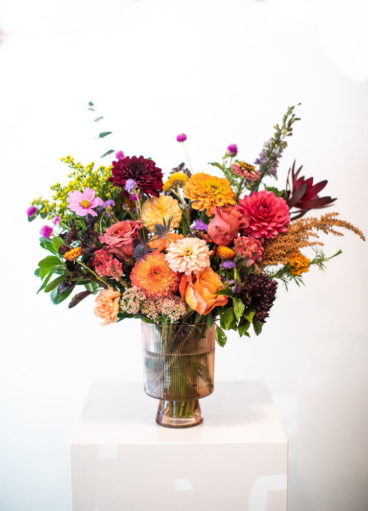 Grand fall arrangement Lee's Summit Flower Delivery