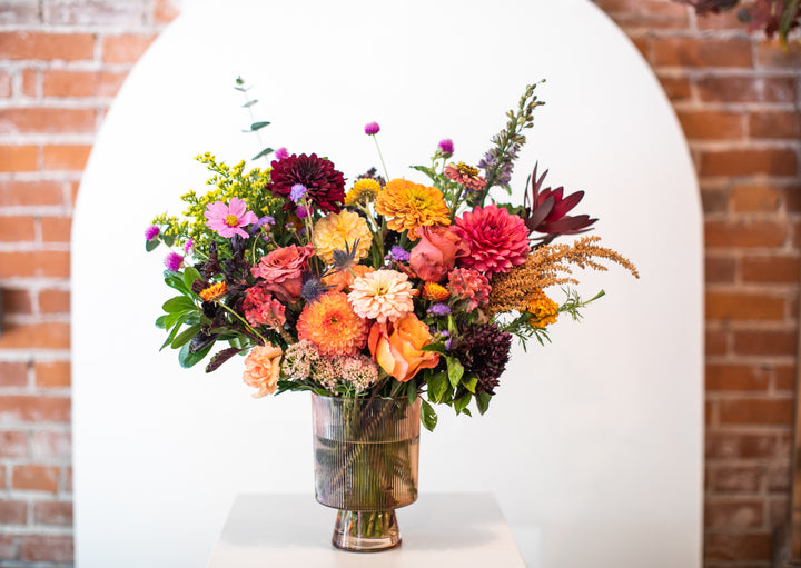 Grand fall arrangement Lee's Summit Flower Delivery