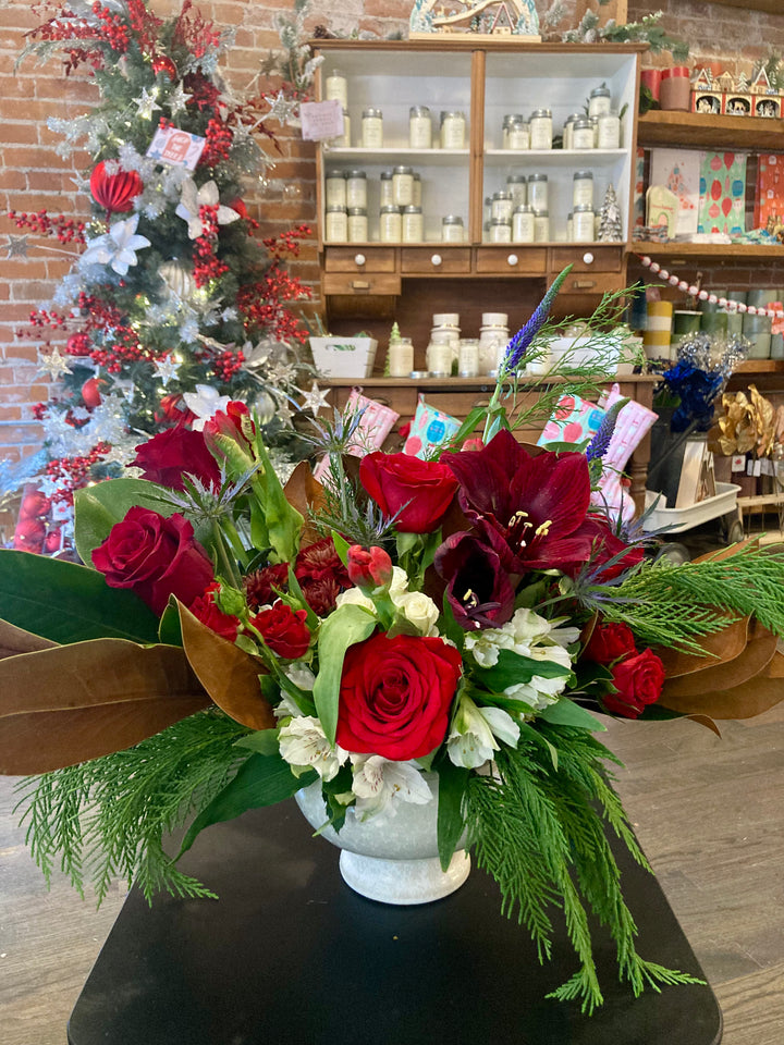 Christmas arrangement Kansas City Florist Lee's Summit Delivery