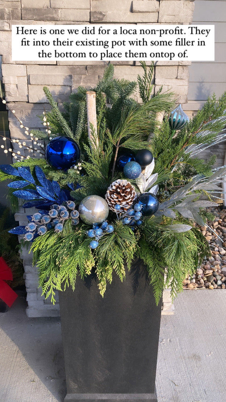 Holiday Planter to go example