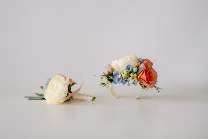 HOCO Boutonnière + Corsage DUO