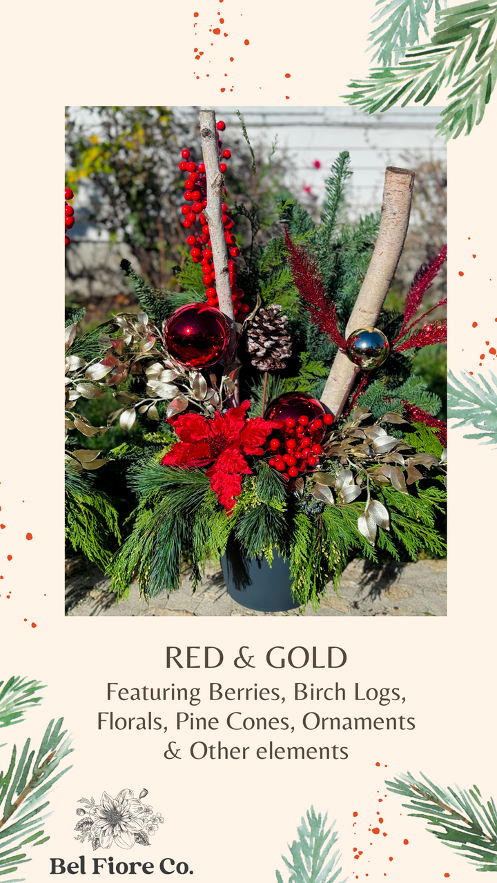 Holiday Planters - 12"