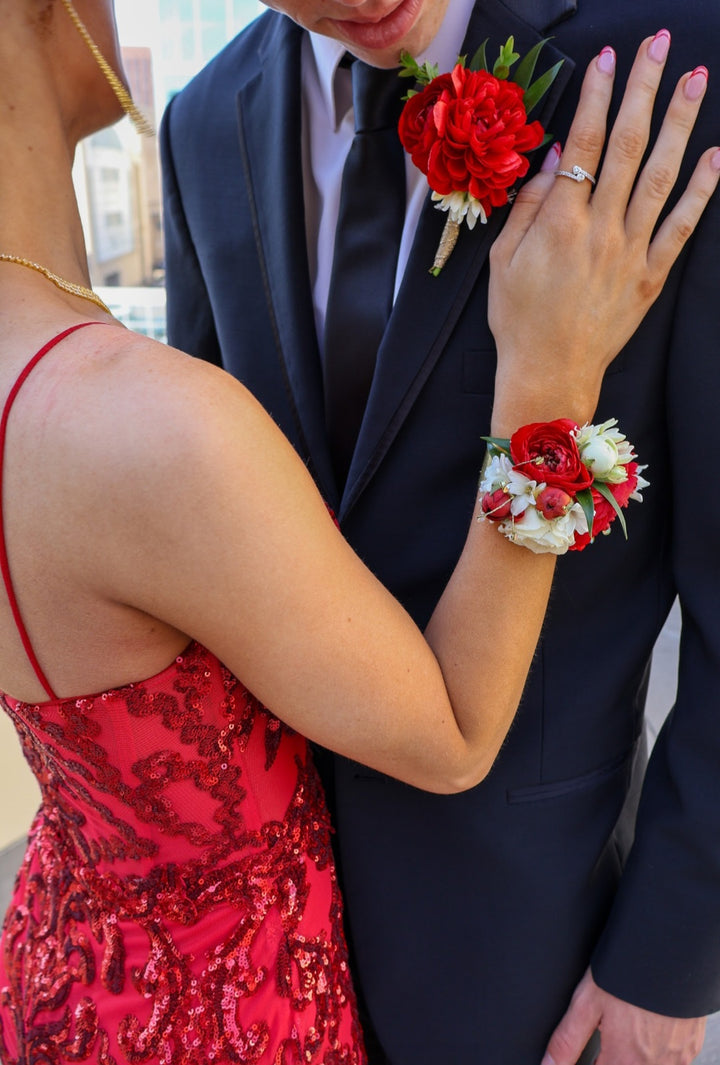 Boutonnière + Corsage DUO