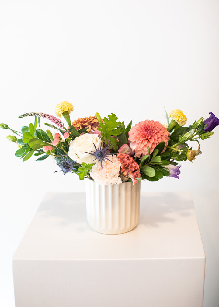Kansas City Soft Floral Sympathy Table Arrangement