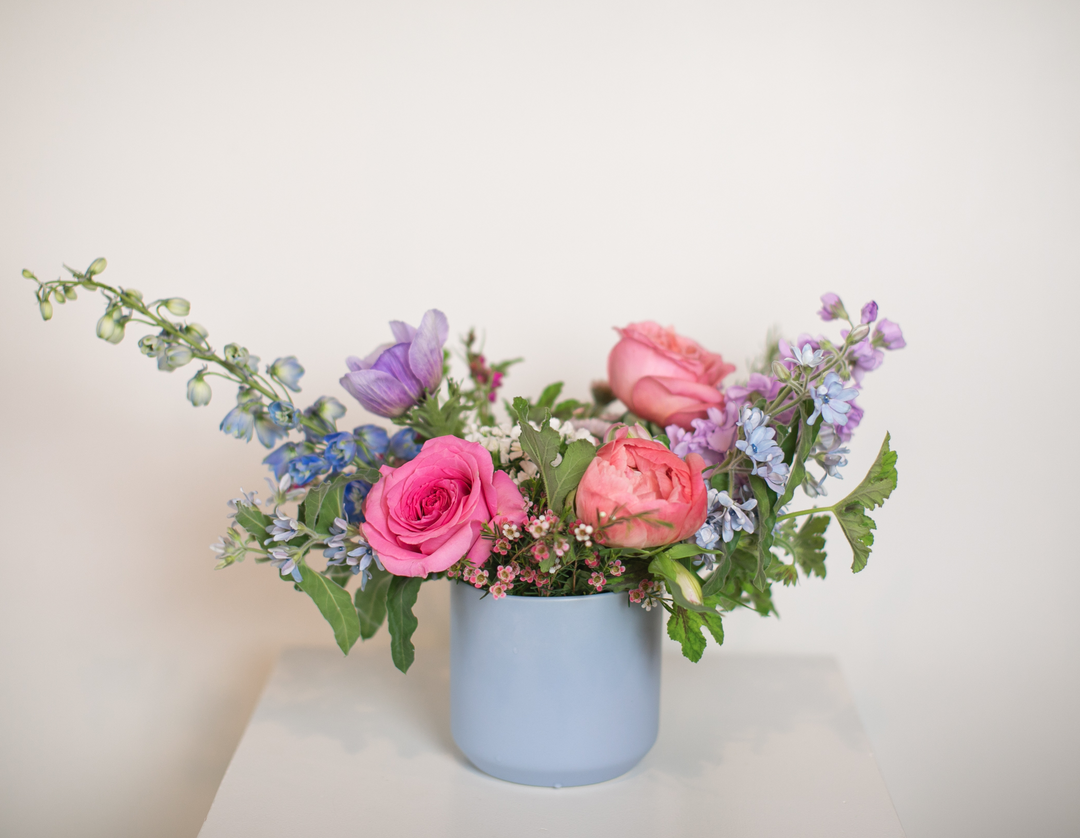 Mother's Day table arrangement Lee's Summit Florist Peonies