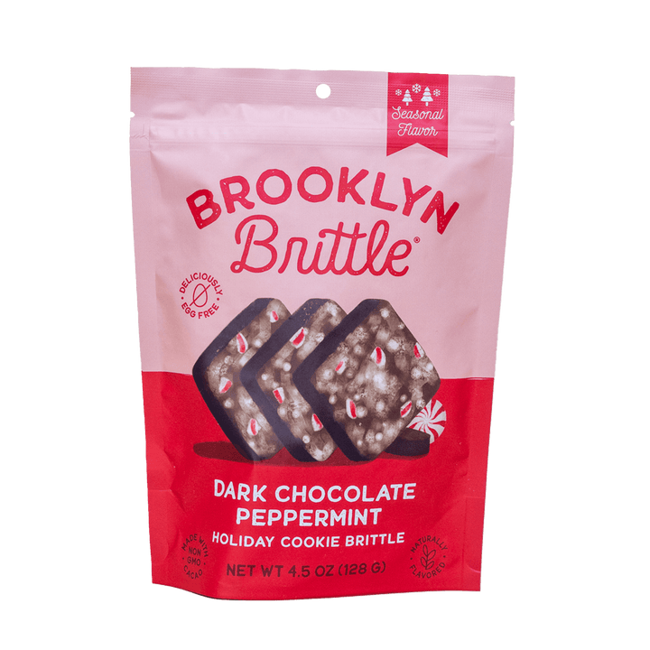 Brooklyn Brittle - Italian Cookie Brittle – Dark Chocolate Peppermint Pouch Bag