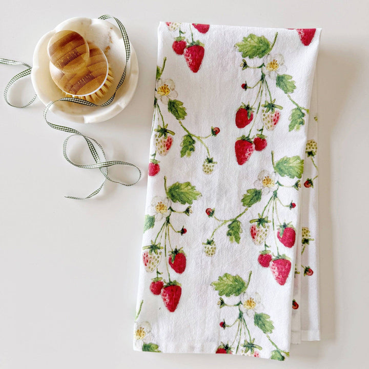 emily lex studio - Strawberry tea towel